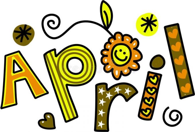 april-clip-art-whimsical-cartoon-text-doodle-month-44885280 - K. E. Seifert